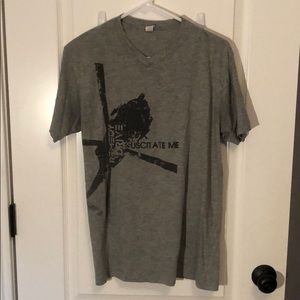 Gray helicopter shirt
